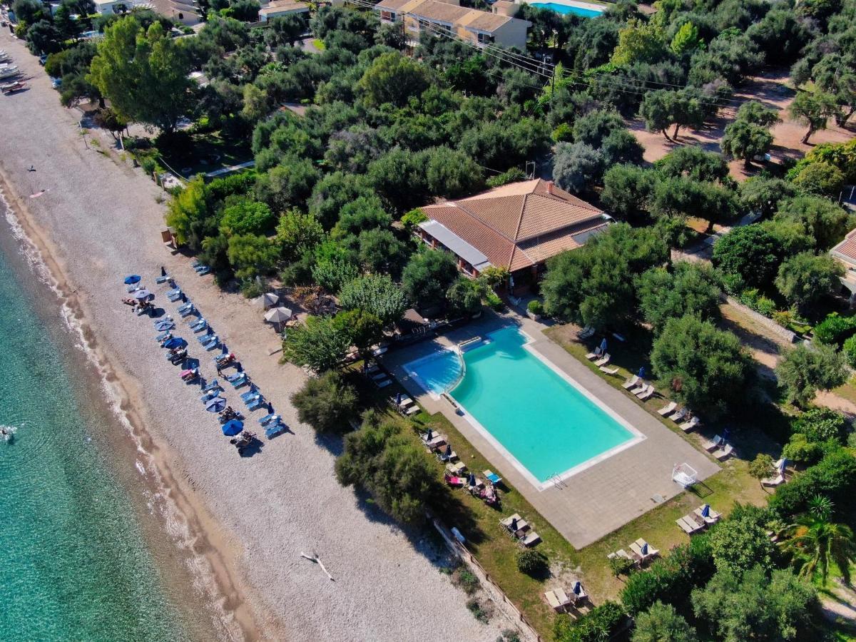 Pebbles And Sea At Barbati With Shared Pool Appartement Buitenkant foto