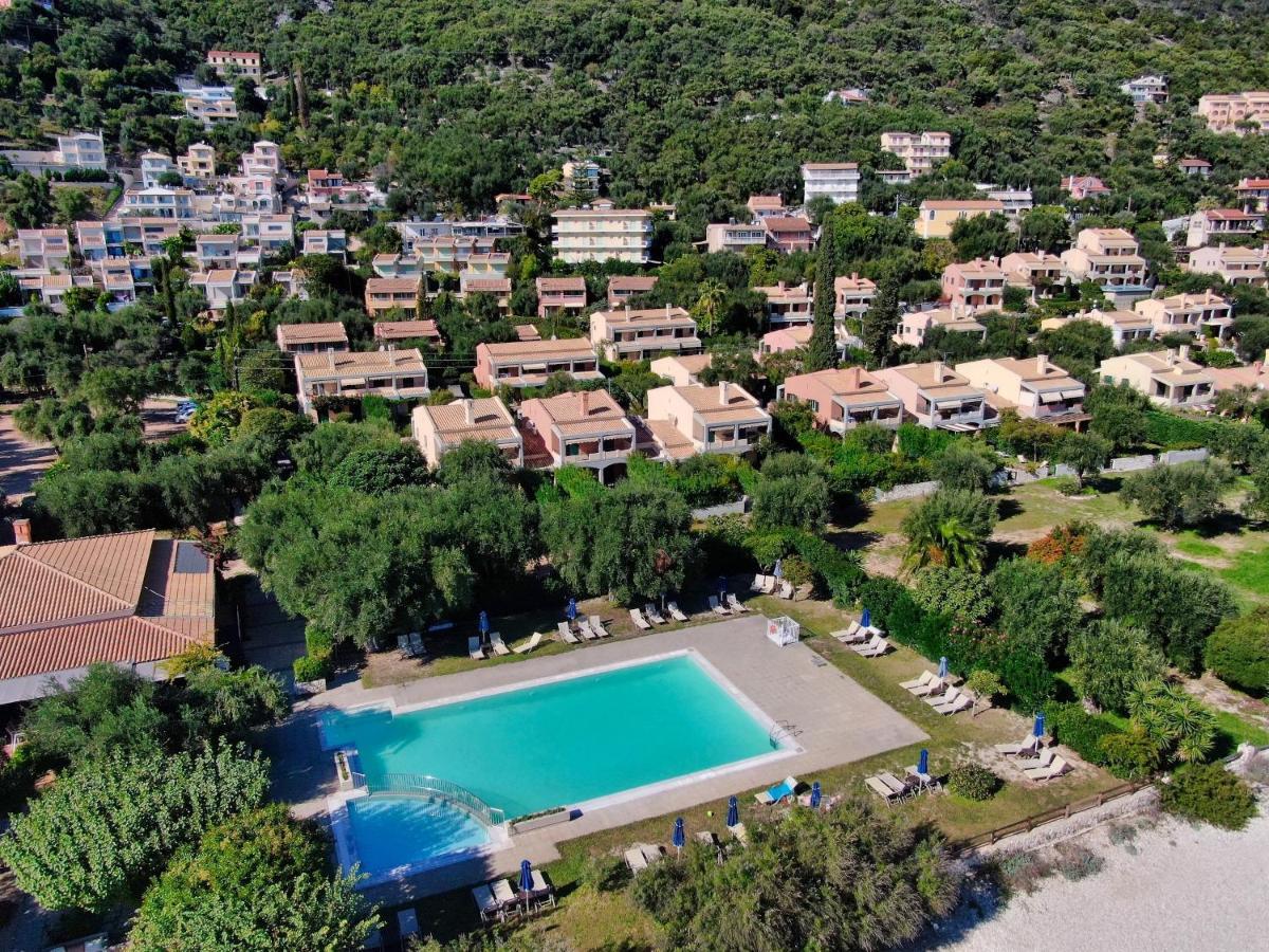 Pebbles And Sea At Barbati With Shared Pool Appartement Buitenkant foto